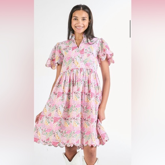 little white dress for bride Reception Dresses Wedding Dresses A-Line Scoop Neck Sleev Light Blue Color Printed Homecoming Dresses 2021 Size:10 US / 44 EU